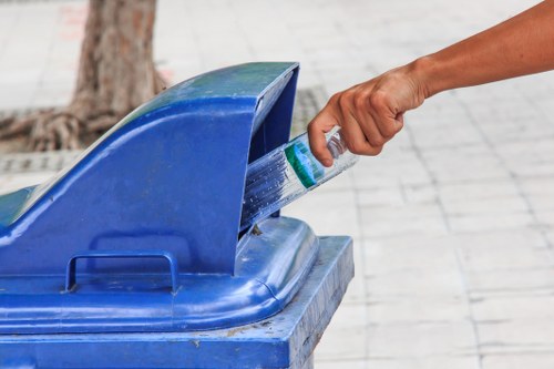 Secure document shredding during Aldgate office clearance